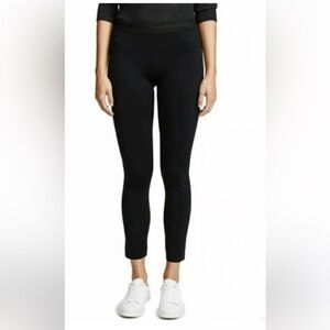 NWT J Brand Black Quinn Sculpted Scuba Cropped legging Pants in Size medium